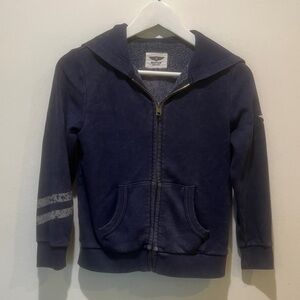 BUTTER Super Soft Blue Zip Up Hoodie Size Small (7-8)